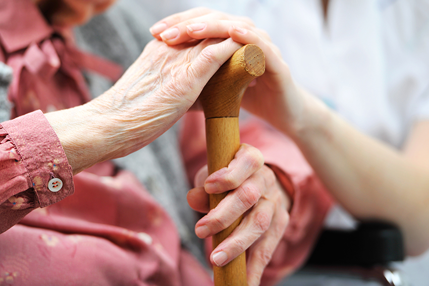 , © 2024 Elderly hands