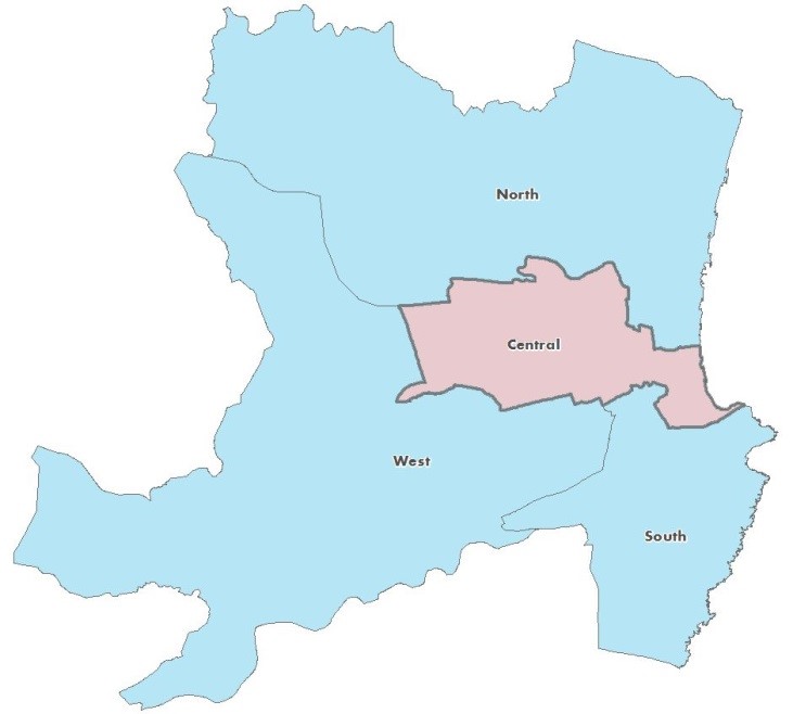 Central Locality Map