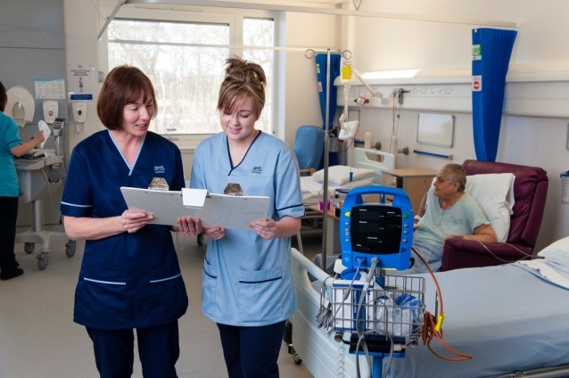 nurses on ward